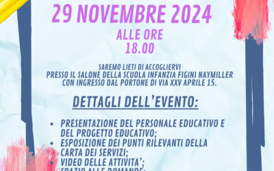 Open Day Sezione Primavera, 29 novembre 2024